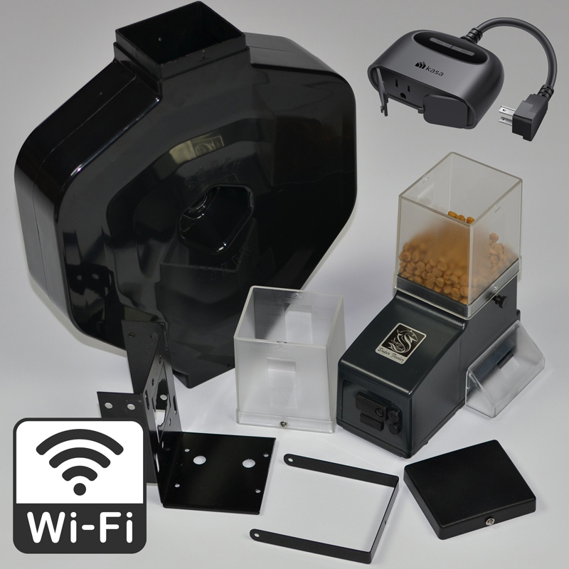 KSF-2XL Automatic koi pond feeder with wi-fi and hopper combo