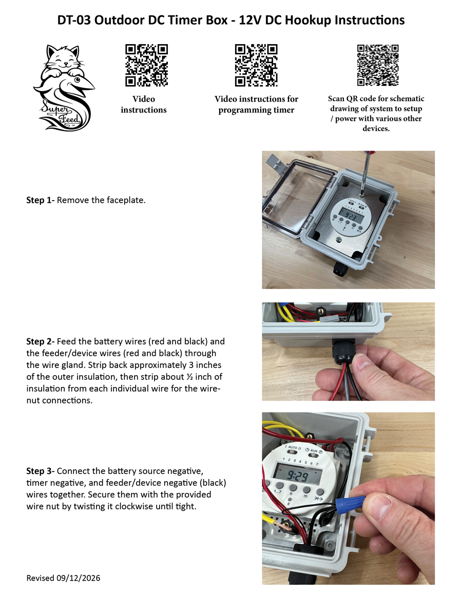 DT-04 2 channel setting instructions
